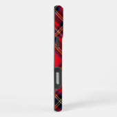 Royal Stewart tartan red black plaid iPhone Hoesje (Rechterkant)