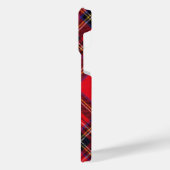 Royal Stewart tartan red black plaid iPhone Hoesje (Linkerkant)