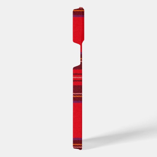 Royal Stewart tartan red black plaid iPhone Hoesje (Rechterkant)