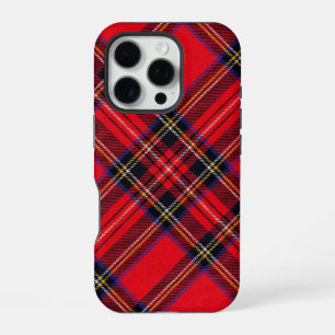 Royal Stewart tartan red black plaid iPhone 16 Pro Hoesje