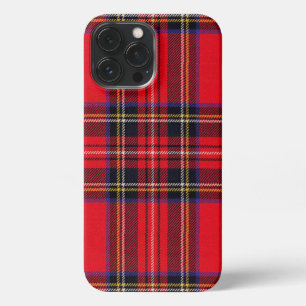 Royal Stewart tartan red black plaid iPhone 13 Pro Max Hoesje