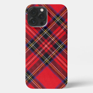 Royal Stewart tartan red black plaid iPhone 13 Pro Max Hoesje