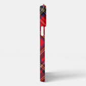 Royal Stewart tartan red black plaid iPhone Hoesje (Rechterkant)