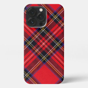 Royal Stewart tartan red black plaid iPhone 13 Pro Hoesje