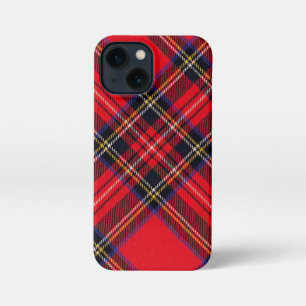 Royal Stewart tartan red black plaid iPhone 13 Mini Hoesje