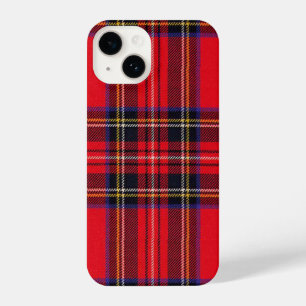 Royal Stewart tartan red black plaid iPhone 14 Hoesje