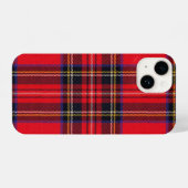 Royal Stewart tartan red black plaid iPhone Hoesje (Achterkant horizontaal)