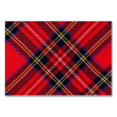 Royal Stewart tartan red black plaid Kaart (Voorkant)