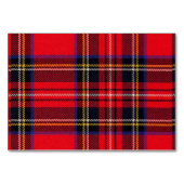 Royal Stewart tartan red black plaid Kaart (Voorkant)