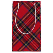Royal Stewart tartan red black plaid Klein Cadeauzakje (Voorkant)