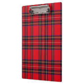Royal Stewart tartan red black plaid Klembord (Links)