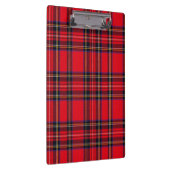 Royal Stewart tartan red black plaid Klembord (Rechts)