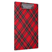 Royal Stewart tartan red black plaid Klembord (Rechts)