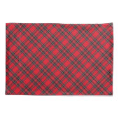 Royal Stewart tartan red black plaid Kussensloop (Achterkant-Links)