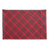 Royal Stewart tartan red black plaid Kussensloop (Achterkant-Rechts)