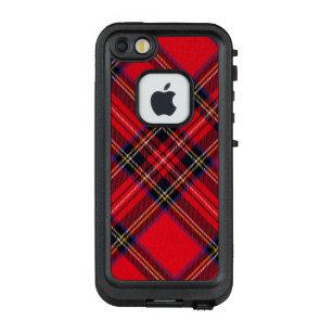 Royal Stewart tartan red black plaid LifeProof FRÄ’ iPhone SE/5/5s Hoesje
