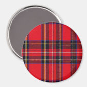 Royal Stewart tartan red black plaid Magneet (Voorkant / Achterkant)