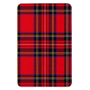 Royal Stewart tartan red black plaid Magneet