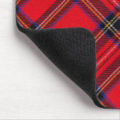 Royal Stewart tartan red black plaid Muismat (Hoek)