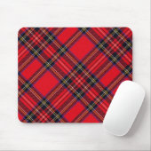 Royal Stewart tartan red black plaid Muismat (Met muis)