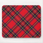 Royal Stewart tartan red black plaid Muismat (Voorkant)