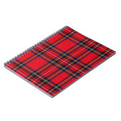 Royal Stewart tartan red black plaid Notitieboek (Linkerzijde)