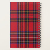 Royal Stewart tartan red black plaid Planner (Achterkant)