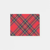 Royal Stewart tartan red black plaid Post-it® Notes (Voorkant)