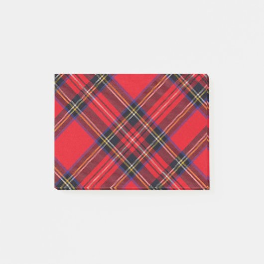 Royal Stewart tartan red black plaid Post-it® Notes (Voorkant)