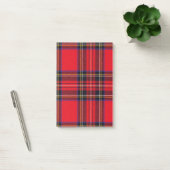 Royal Stewart tartan red black plaid Post-it® Notes (Kantoor)