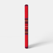 Royal Stewart tartan red black plaid Samsung Galaxy Hoesje (Linkerkant)