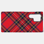 Royal Stewart tartan red black plaid Samsung Galaxy Hoesje (Achterkant horizontaal)