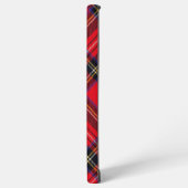 Royal Stewart tartan red black plaid Samsung Galaxy Hoesje (Linkerkant)