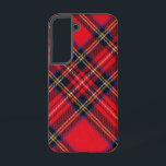 Royal Stewart tartan red black plaid Samsung Galaxy Hoesje<br><div class="desc">Royal Stewart clan tartan red black plaid</div>