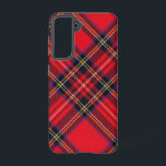 Royal Stewart tartan red black plaid Samsung Galaxy Hoesje<br><div class="desc">Royal Stewart clan tartan red black plaid</div>