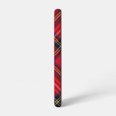 Royal Stewart tartan red black plaid Samsung Galaxy Hoesje (Linkerkant)
