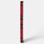 Royal Stewart tartan red black plaid Samsung Galaxy Hoesje (Linkerkant)