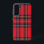Royal Stewart tartan red black plaid Samsung Galaxy Hoesje<br><div class="desc">Royal Stewart clan tartan red black plaid</div>