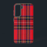 Royal Stewart tartan red black plaid Samsung Galaxy Hoesje<br><div class="desc">Royal Stewart clan tartan red black plaid</div>