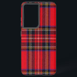 Royal Stewart tartan red black plaid Samsung Galaxy Hoesje<br><div class="desc">Royal Stewart clan tartan red black plaid</div>