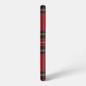 Royal Stewart tartan red black plaid Samsung Galaxy Hoesje (Linkerkant)