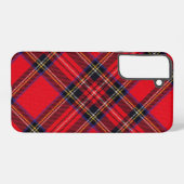 Royal Stewart tartan red black plaid Samsung Galaxy Hoesje (Achterkant horizontaal)
