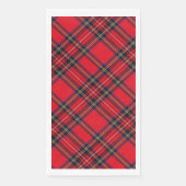 Royal Stewart tartan red black plaid Servet (Voorkant)