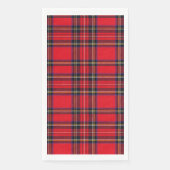 Royal Stewart tartan red black plaid Servet (Voorkant)