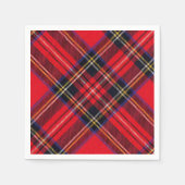 Royal Stewart tartan red black plaid Servet (Voorkant)