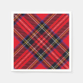 Royal Stewart tartan red black plaid Servet (Voorkant)