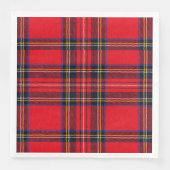Royal Stewart tartan red black plaid Servet (Voorkant)
