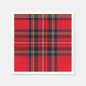 Royal Stewart tartan red black plaid Servet (Voorkant)