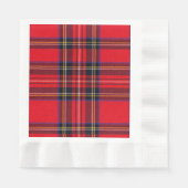Royal Stewart tartan red black plaid Servet (Voorkant)