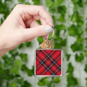 Royal Stewart tartan red black plaid Sleutelhanger (Hand)